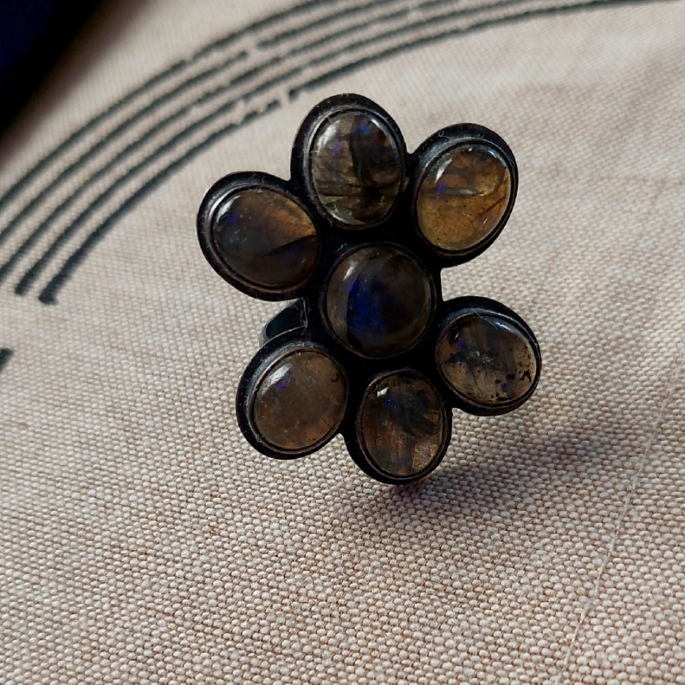 Labradorite Hespera Adjustable Ring - image 1